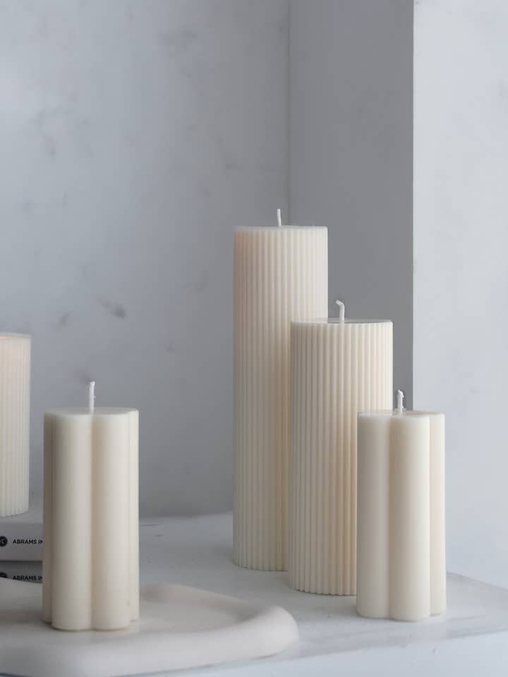 Atherion Handmade Soy Wax Pillar Candle for wholesale by ONRUS Candles