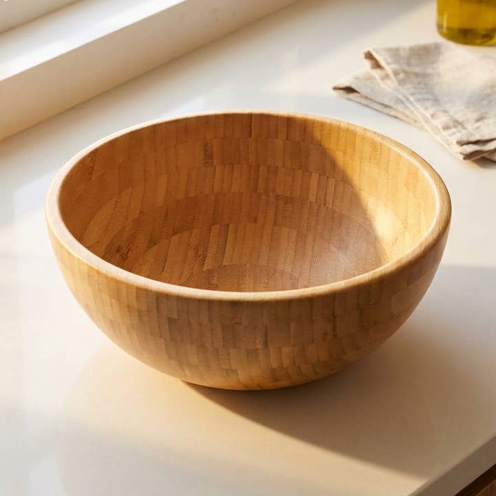 Bol de service en bambou | Grand | Meilleure vente du marché Faire pour la vente par Bamboo Switch