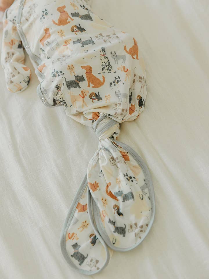 Copper Pearl - Wholesale Babygown - Baby - Newborn Knotted Gown - Rufus3