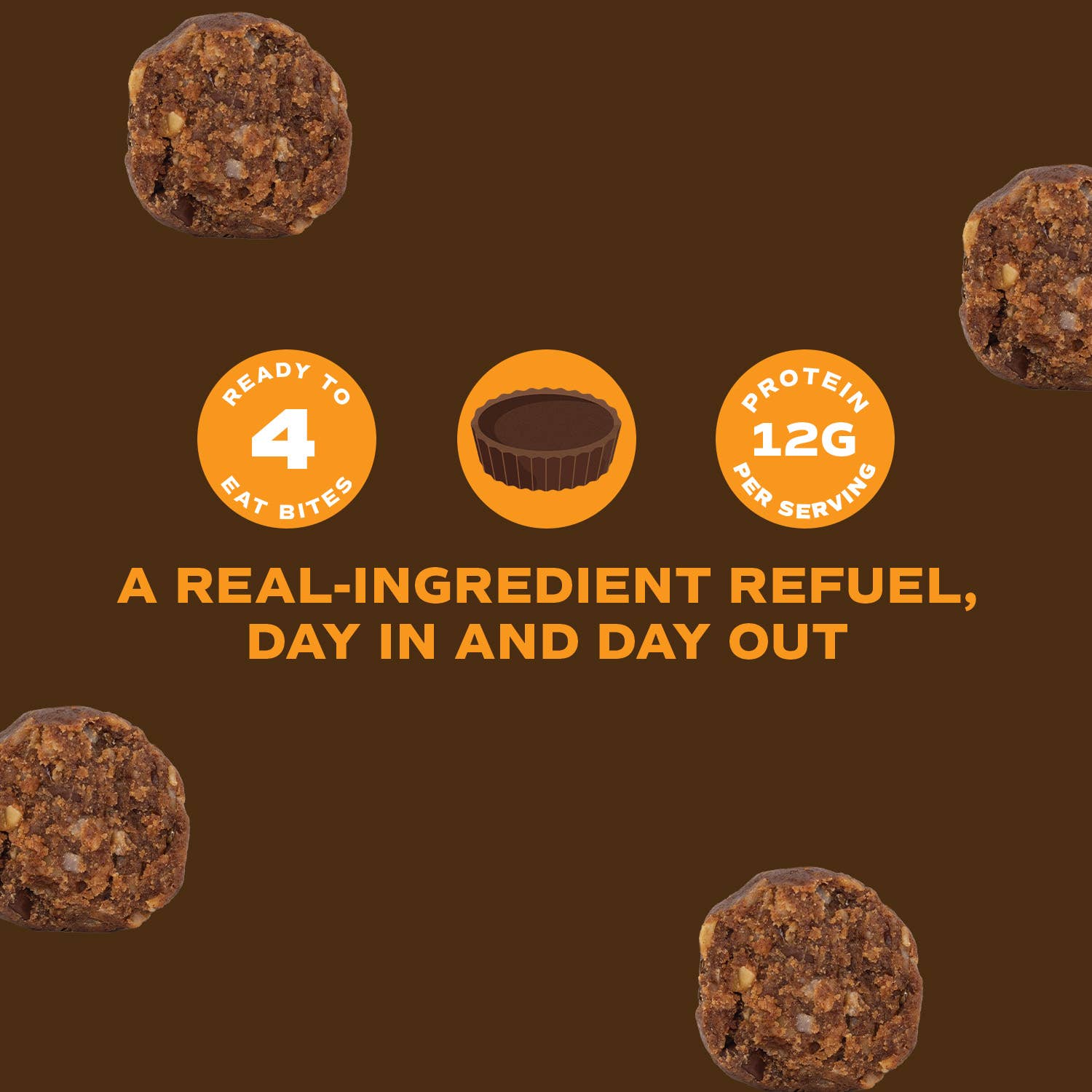 Day Out Snacks (previously Protein Power Ball) - Vente Barres de céréales - Boules protéinées au beurre de cacahuète 2 oz - Prêt à emporter, pack de 402