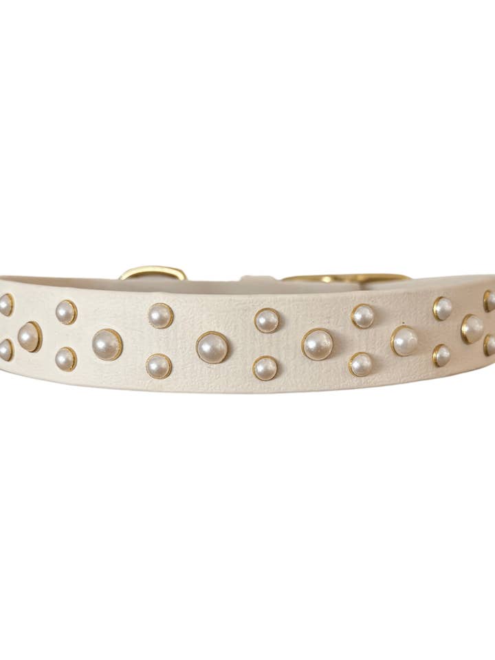 Paws & Pearls Wedding Dog Collar for wholesale by Bark & Willow