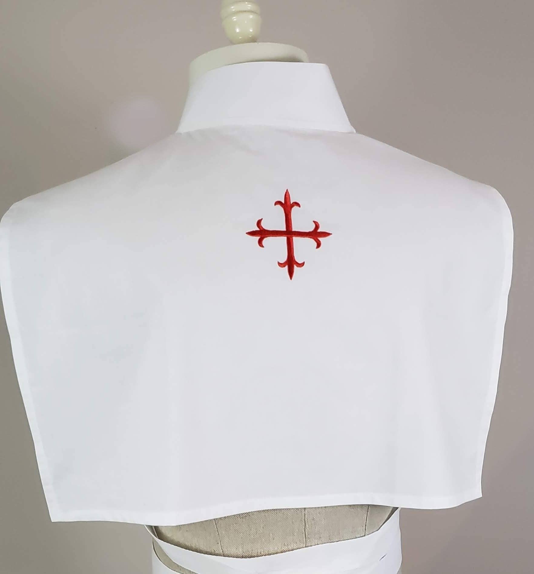 mds - Venta al por mayor Delantales - Amictus delantero envolvente con lazos0