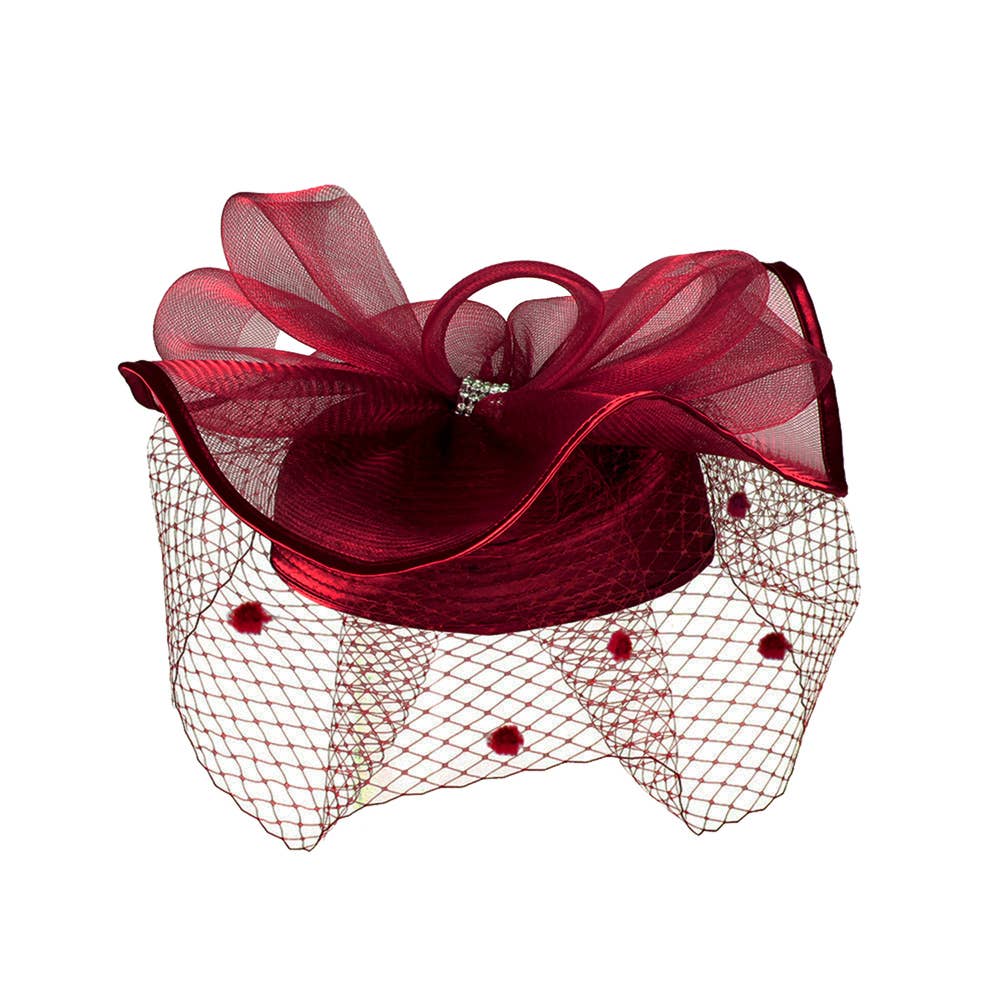 SP Sophia Collection - Wholesale Fascinator Hat - Women's - Braid Pill Box Party Occasion Hat 0