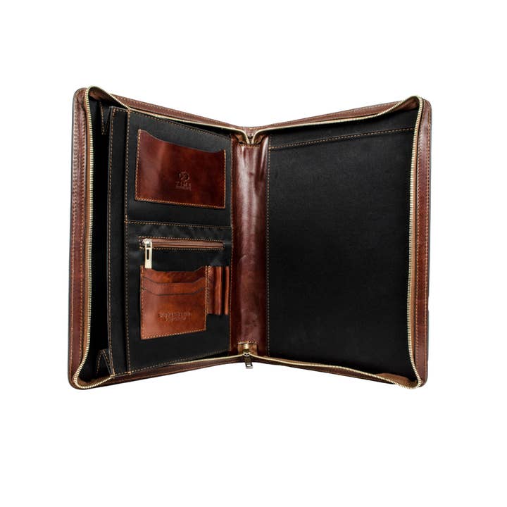 Time Resistance - Wholesale Folders - Leather A4 Documents Folder Organizer - Candide