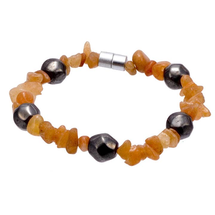 Bracciale Magnetico Avventurina Rossa per la vendita all'ingrosso da parte di EHAWA