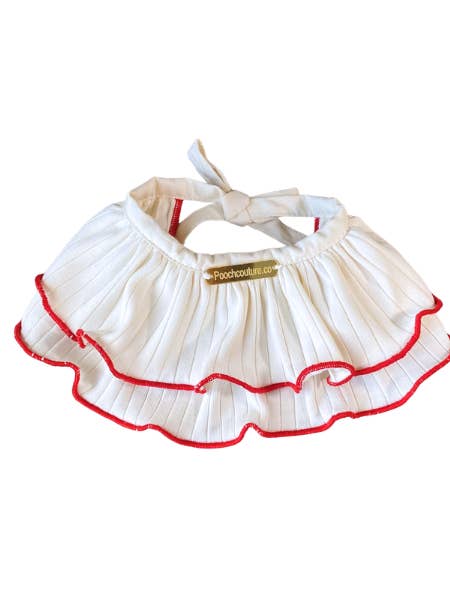 Ivory Contrast Skirt for wholesale by Pooch Couture Apparel