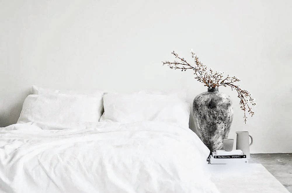 Bedlam – wholesale Sängkläder – Vintage vitt europeiskt linlinne påslakanset2