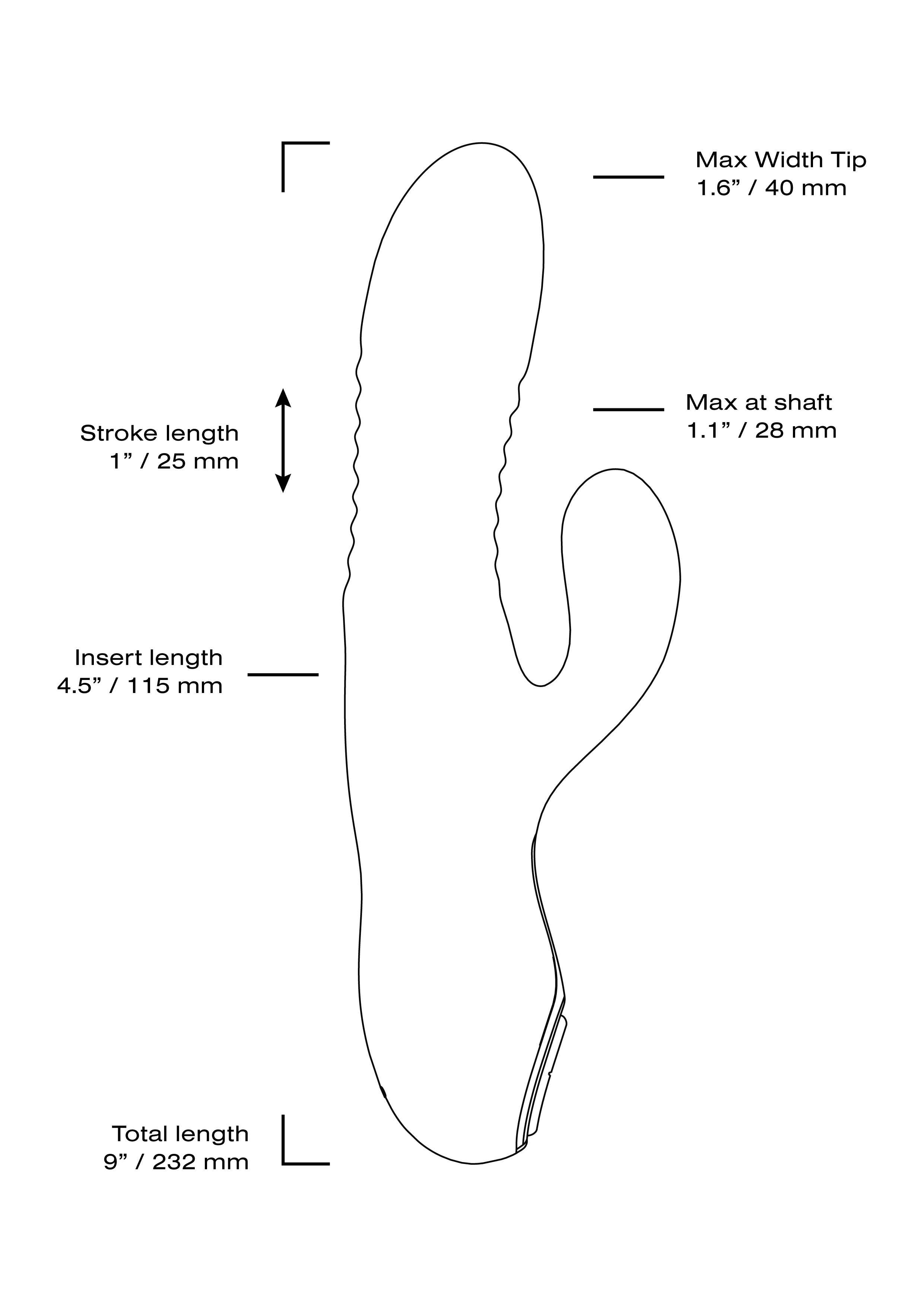 VELVET BRANDS - Wholesale Sex Toy - Thrusting Dildo and Vibrator by Velvet Thruster VC1003