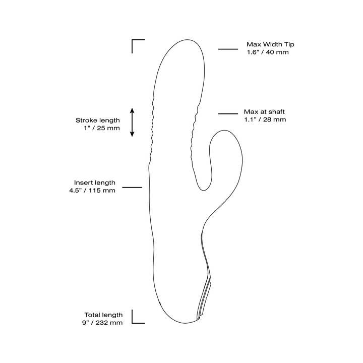 VELVET BRANDS - Wholesale Sex Toy - Thrusting Dildo and Vibrator by Velvet Thruster VC1003