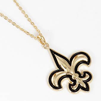 OHBOOBA DESIGN - Wholesale Pendant/Charm Necklace - Gold Plated Fleur De Lis Necklace0