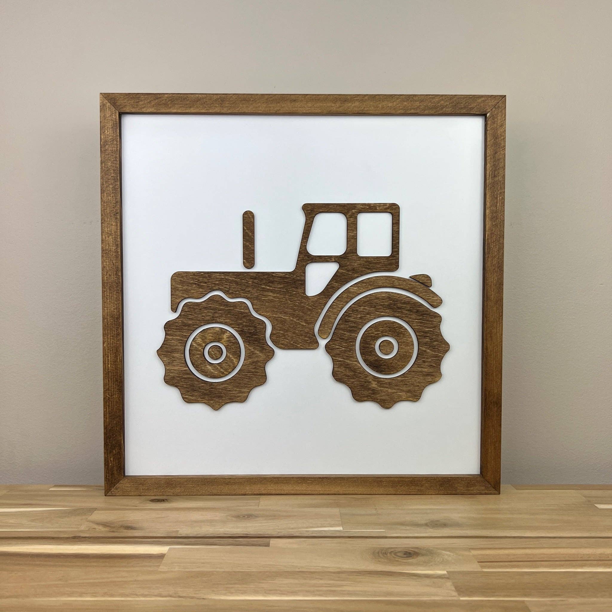 Nail and Hook Laser Cut Home Decor - Wholesale Sign - Construction Truck | 14x14 inch Wood Sign | Construction Room Decor | Construction Truck Bedroom17