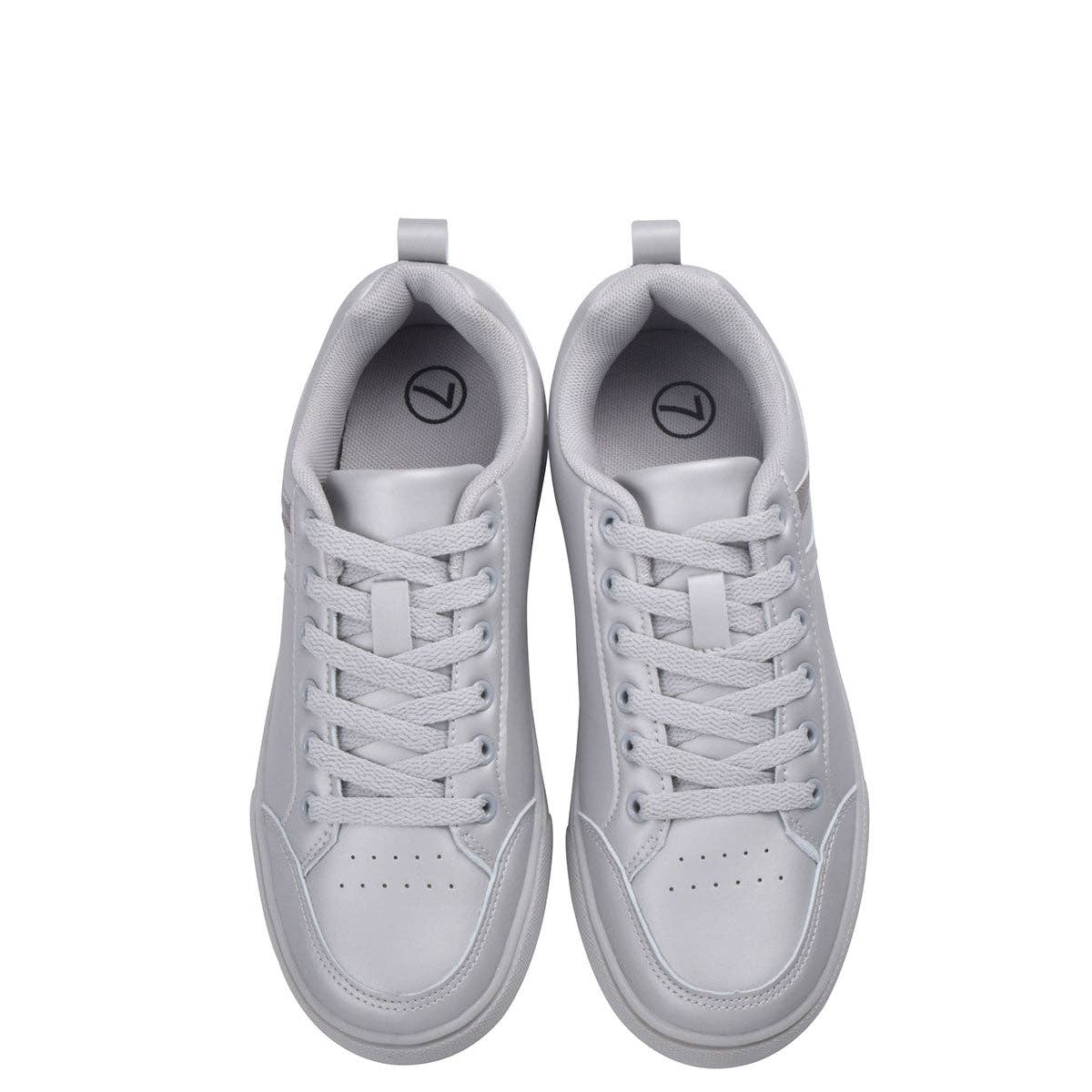 Mars Sky Shoes Wholesale - Vente Baskets tendance – femme - Geers 9519L Baskets basses classiques modernes pour femmes avec détail de bande latérale contrastante - Pack de 12 paires - 14,65/paire5