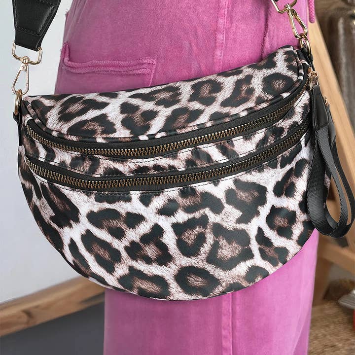 Suhkasana - Wholesale Crossbody Bag - Women's - Camo Print Crossbody Shoulder Bag with Gold Chain Detail32