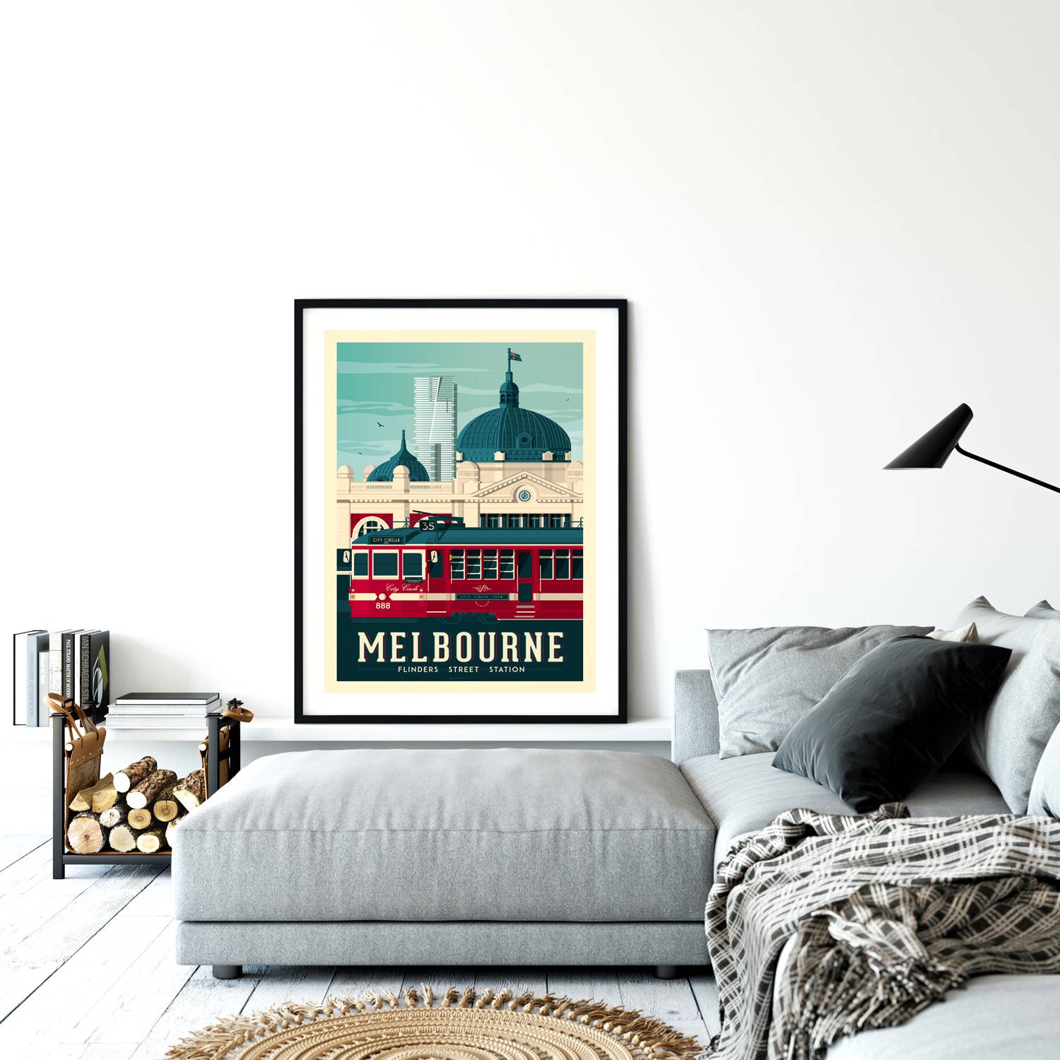 Olahoop Travel Posters - Wholesale Poster - Melbourne Flinders Street Station - Australia travel poster1