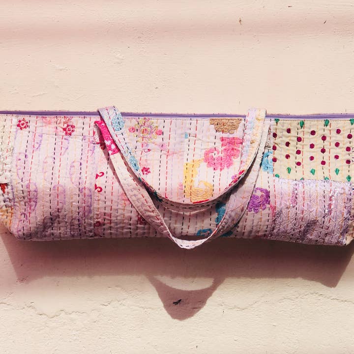 Yogi Tote White for wholesale by The sattva collection