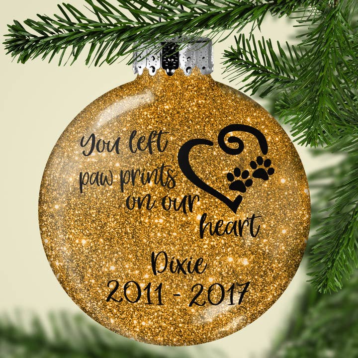 Pet Loss Ornament Memorial Ornament for wholesale by Sparkling Magnolia LLC