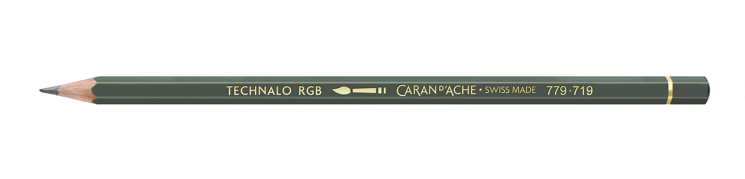 Caran d'Ache - Wholesale Colored Pencil - Technalo, RGB Graphite Pencil Green FSC0