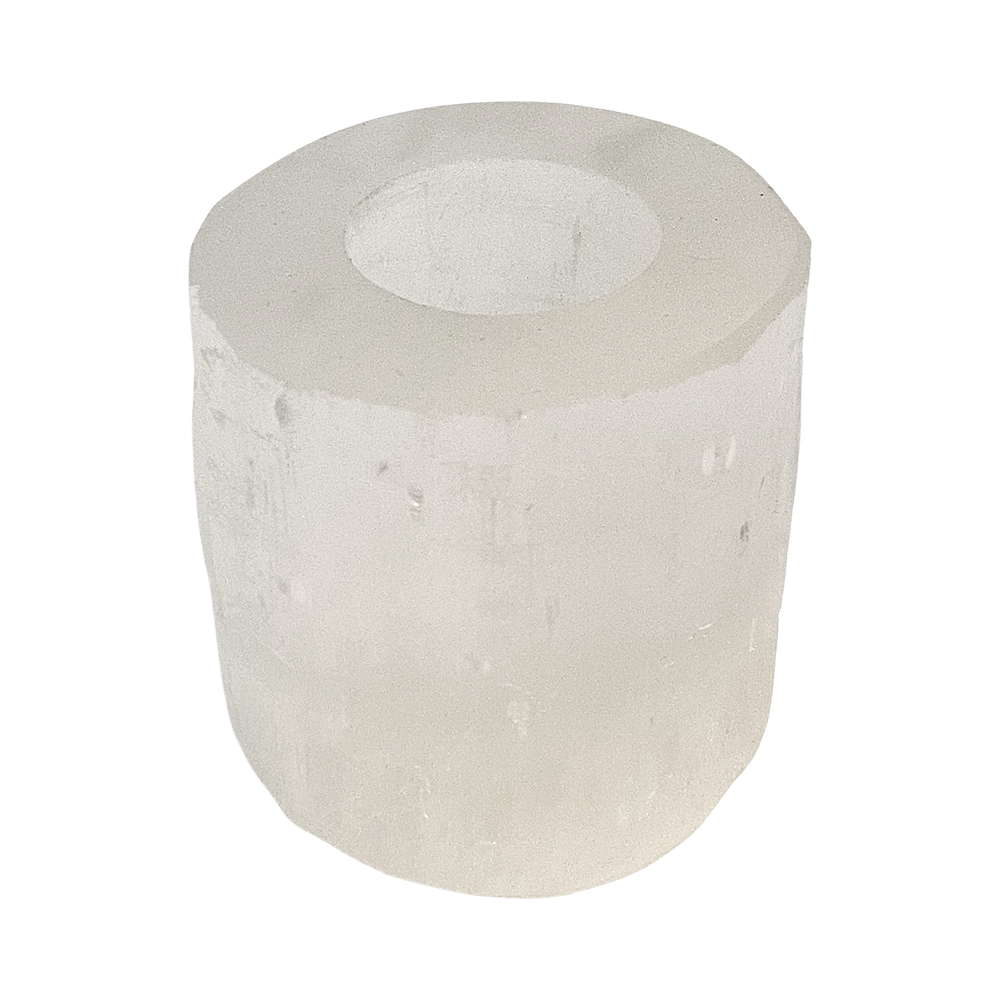 VIE - Wholesale Candle Holder - Selenite Cylindrical Candle Holder1