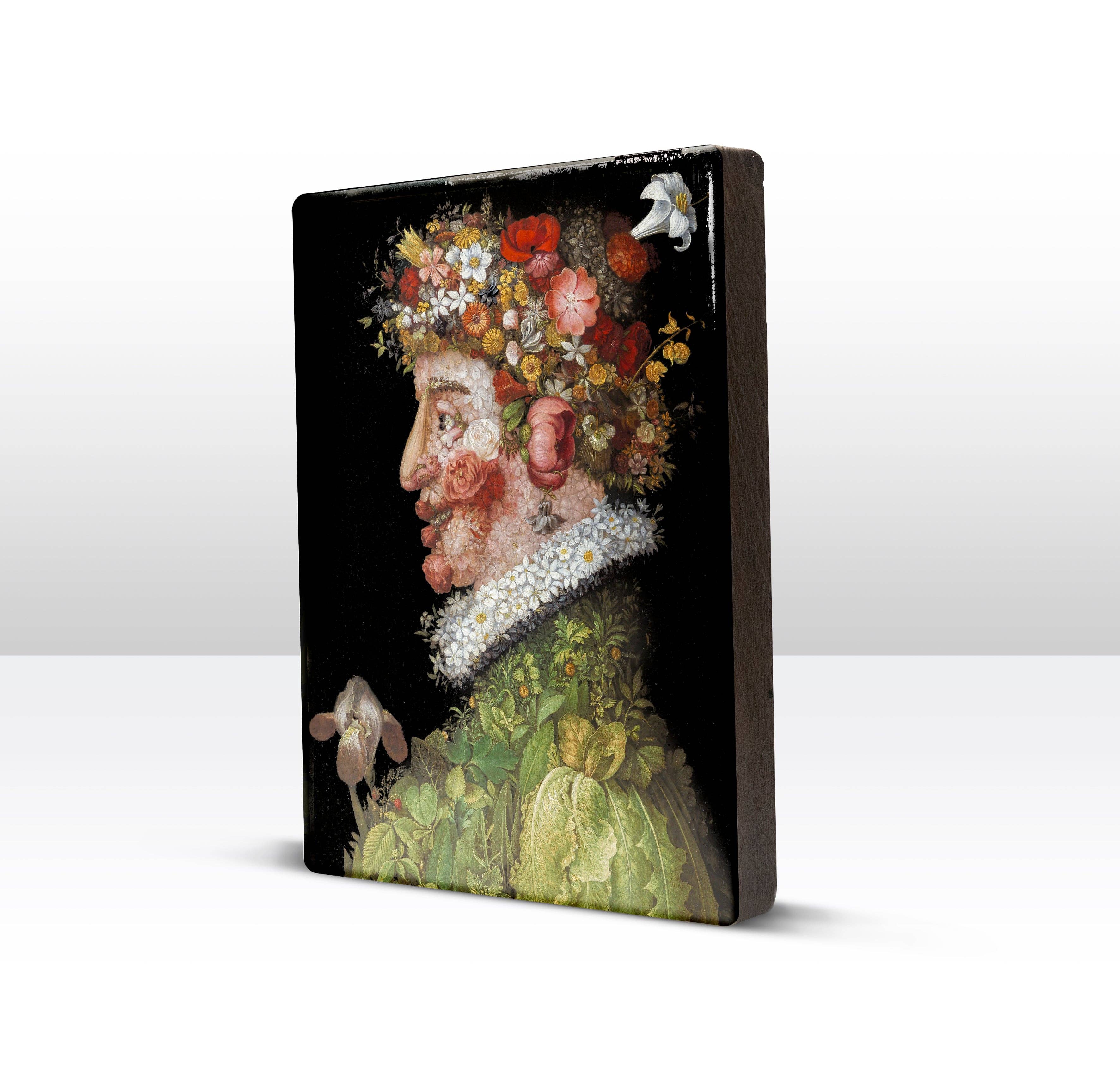 Laqueprint - Wholesale Art Print - Laque print - Spring - Giuseppe Arcimboldo - 19.5 x 26 cm - LP1871
