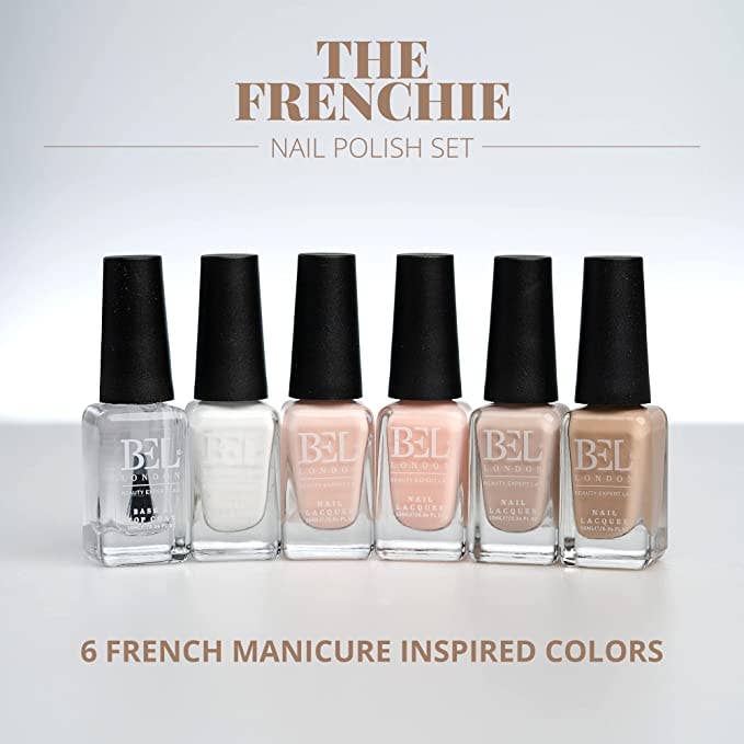 Eveline Cosmetics - Wholesale Nail Polish Set - BEL London The Frenchie Luxury 6 Pack Multi-color Nail Polis