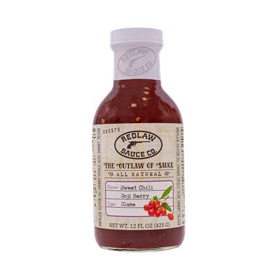 Sweet Chili Goji Berry Glaze for wholesale by Redlaw Sauce Co.