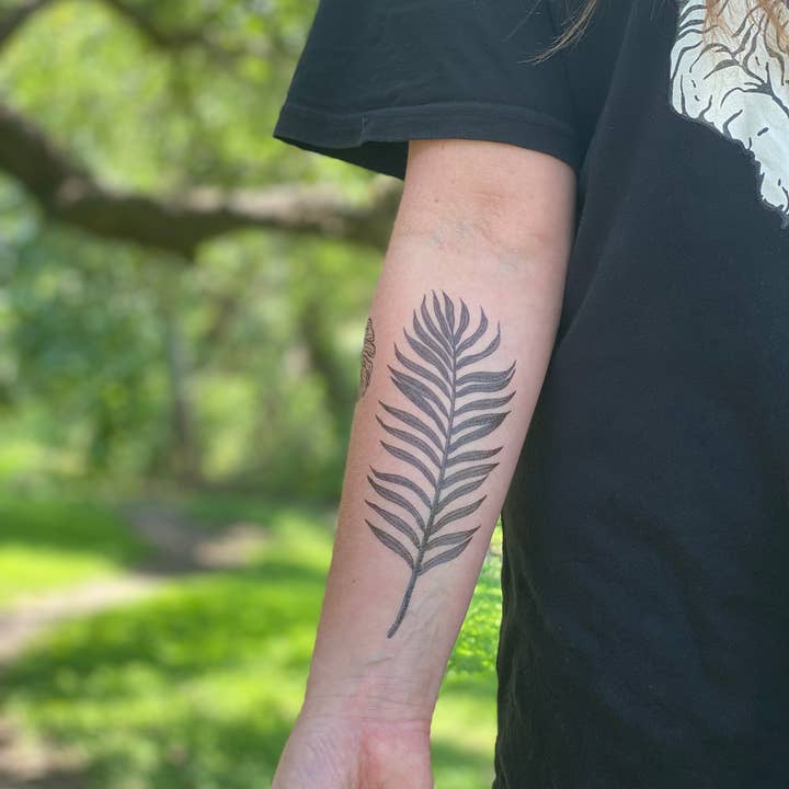 NatureTats – wholesale Temporary tattoo – Palm Leaf Temporary Tattoo