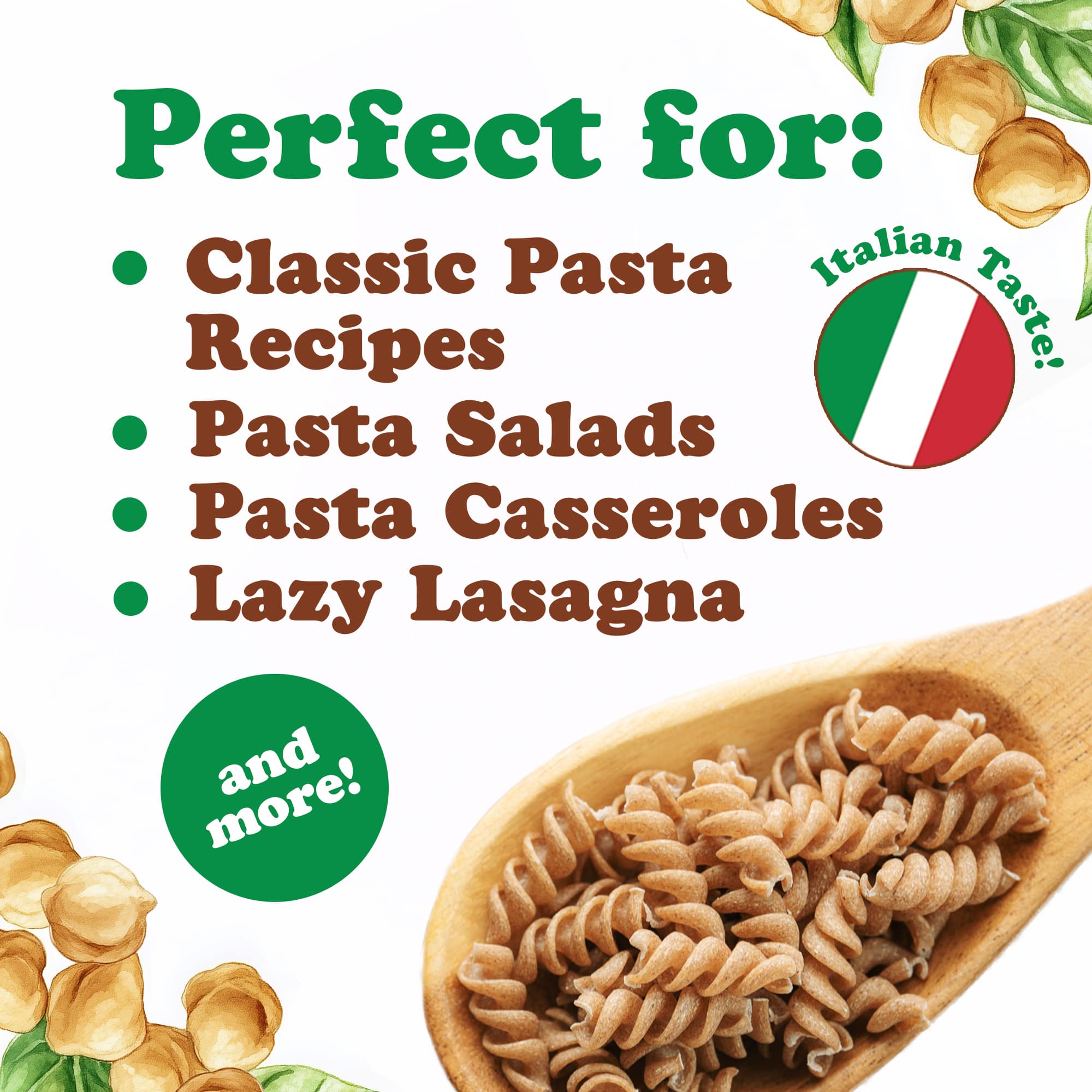 Food To Live - Vente Pâtes - Pâtes fusilli aux pois chiches biologiques, 8,8 OZ, sans OGM, végétaliennes5