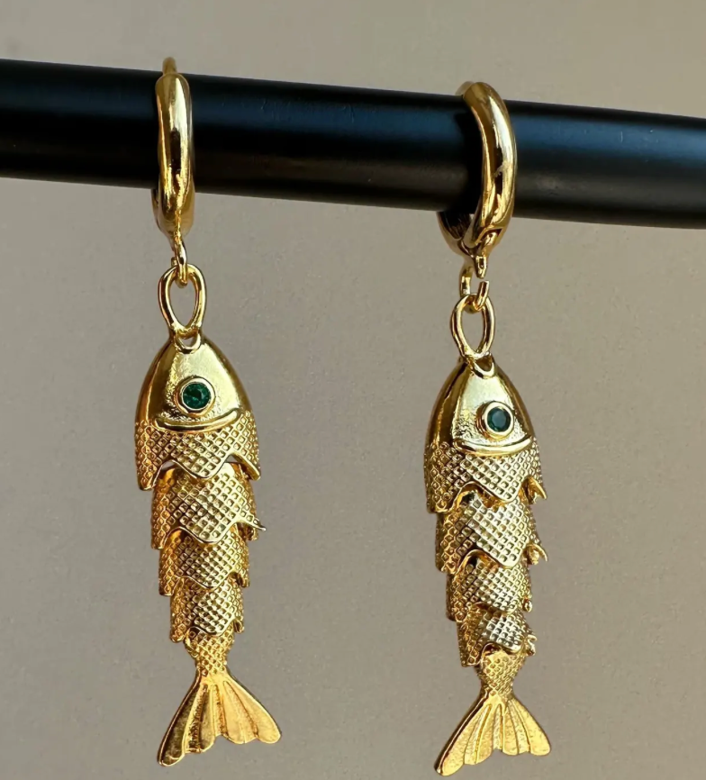 HoopLa - Wholesale Hoop Earrings - Lucky Fish- Hoop Earrings- Stainless Steel Hoop4