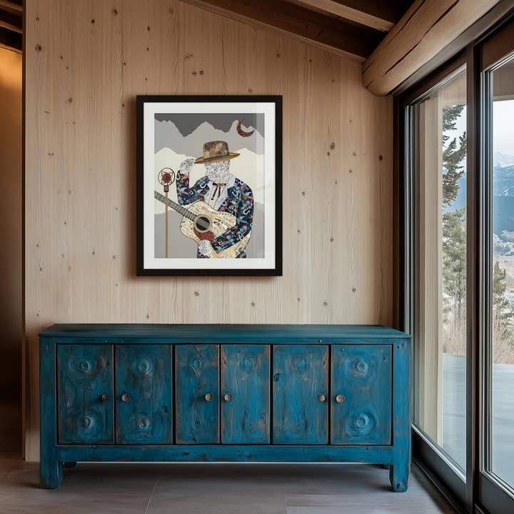 Art Print | Country Western Singer Art | AMERICAN ROOTS for wholesale by Dolan Geiman