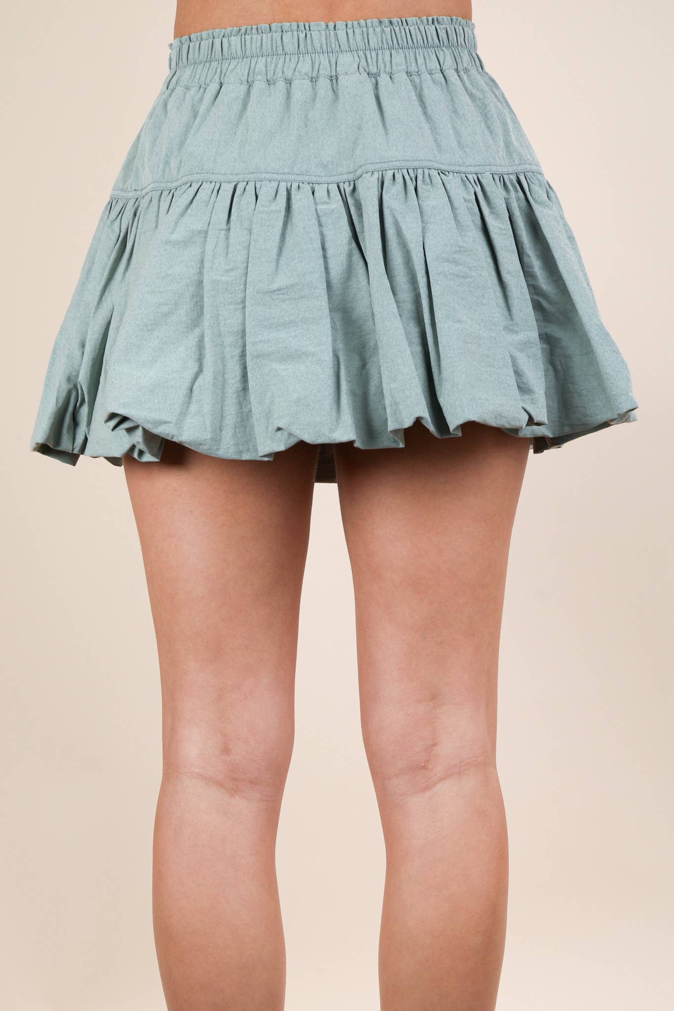 VERY J - Wholesale Skirt - Women's - NS50136-Bubble Mini Skirt with Inner Shorts20