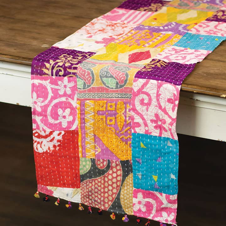 Sevya Handmade - Wholesale Table Runner - Kantha Table Runner