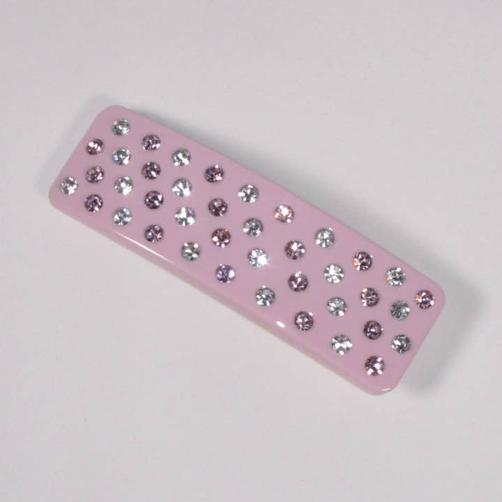 Barrette Big Chunk Rose Bébé pour la vente par Sparkle Diva