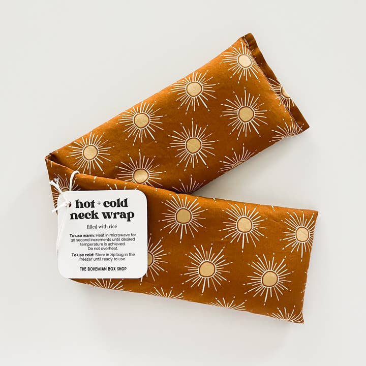 Hot & Cold Therapy Neck Wrap - Gleaming Sun Copper for wholesale by The Bohemian Box Shop