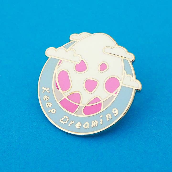 Keep Dreaming Enamel Pin for wholesale by Hand Over Your Fairy Cakes