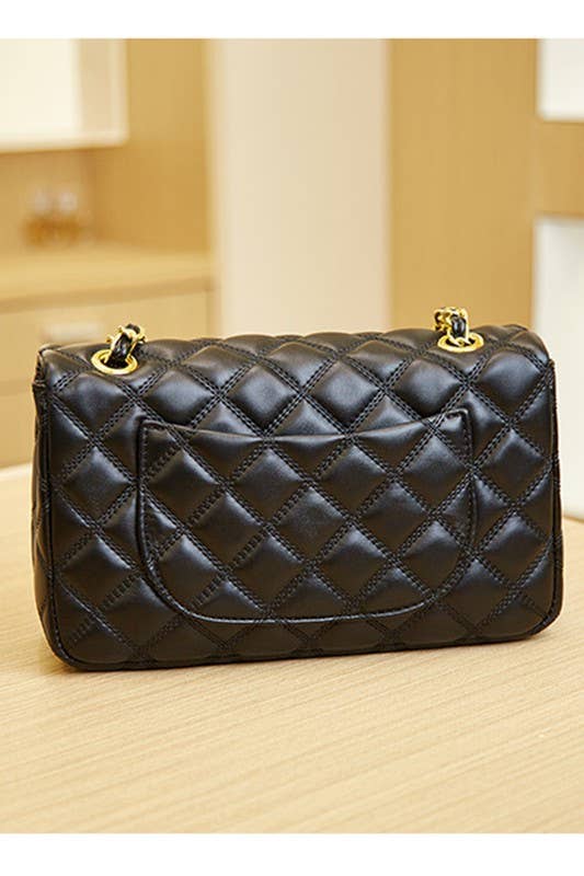 ACCITY - Wholesale Shoulder Bag - Women's - DANDY QUILTING CHIAN STRAPS SHOULDER BAG PURSE_CWAB00056