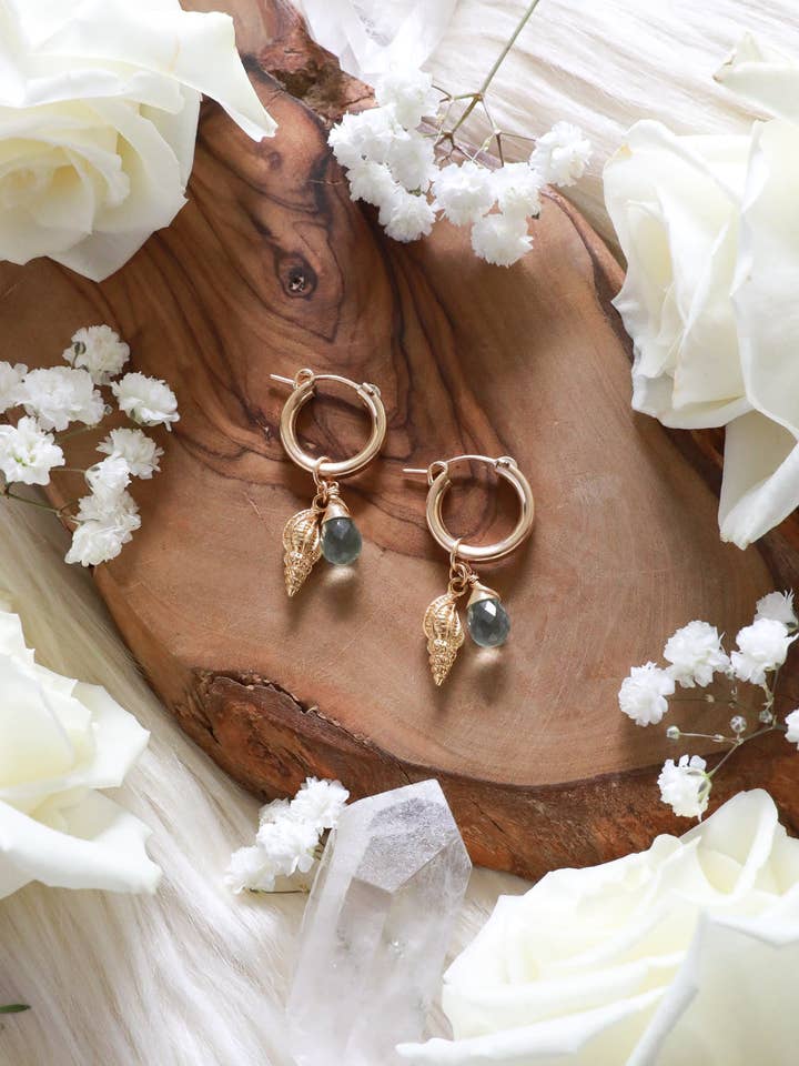 Mermaid Hoops Earrings for wholesale by Malabella Jewels