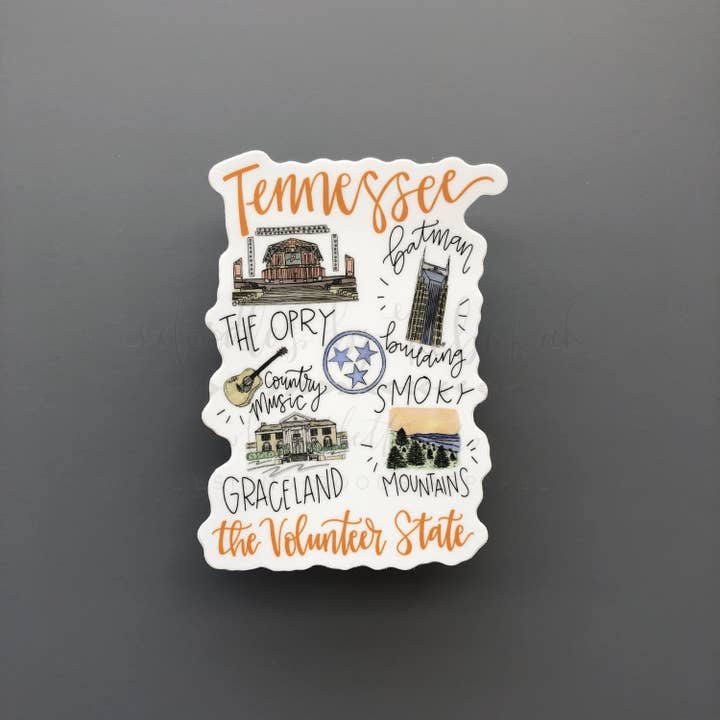 Tennessee ATT Sticker voor wholesale door Doodles By Rebekah