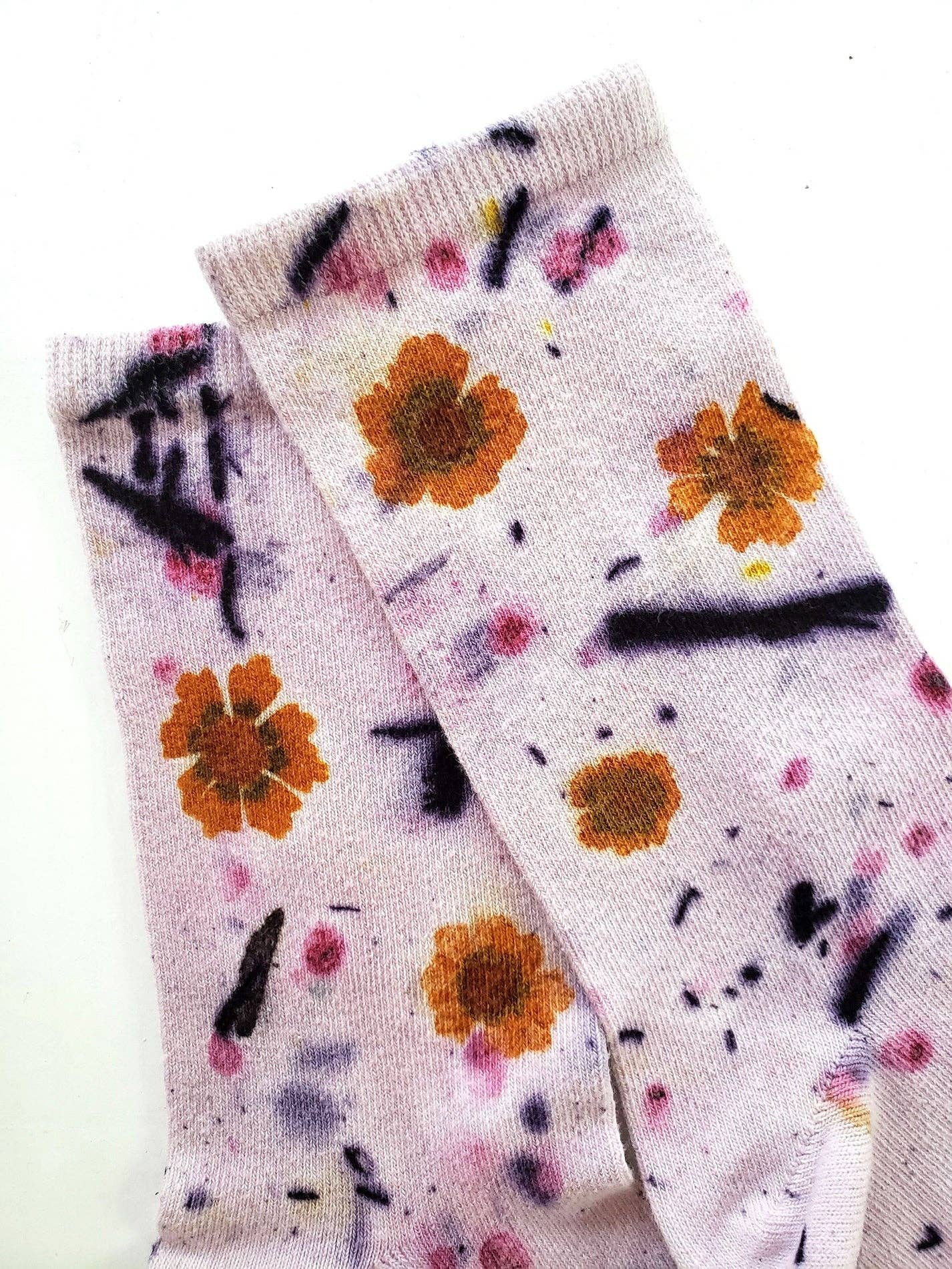 DYE KWEEN - Wholesale Socks - Women's - Flower Power Cotton Crew Sock14