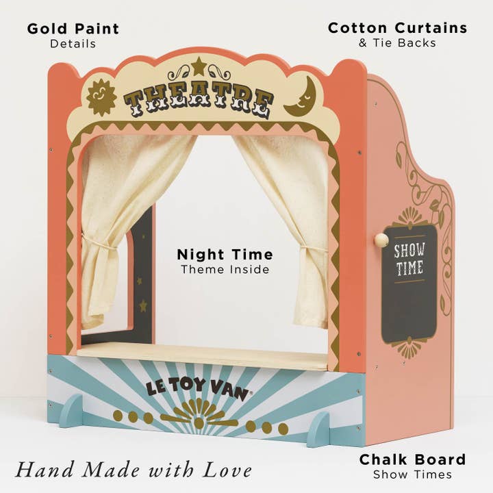 Le Toy Van, Inc. - Wholesale Wood Toy - Kids - Tabletop Puppet Wooden Theater1
