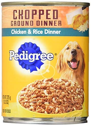 Shop The King - Wholesale Pet Food - Dog - Pedigree Fd Pedigr Chkn Rice 13 oz Single Can0