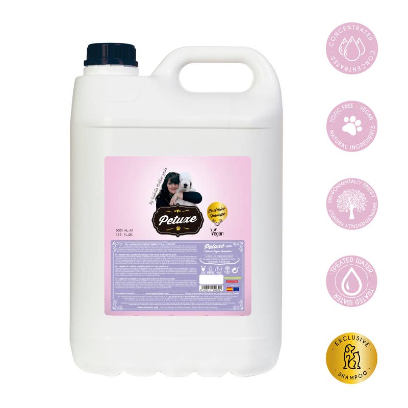 Valquer Laboratorios – Großhandel Haustierpflegeprodukt – Hund – Petuxe Shampoo von Isabella mit Lavendel und Rosmarin, 5000 ml1