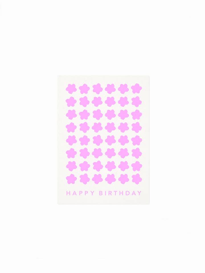 Födelsedagskort Rosa för wholesale av Lineea Studio