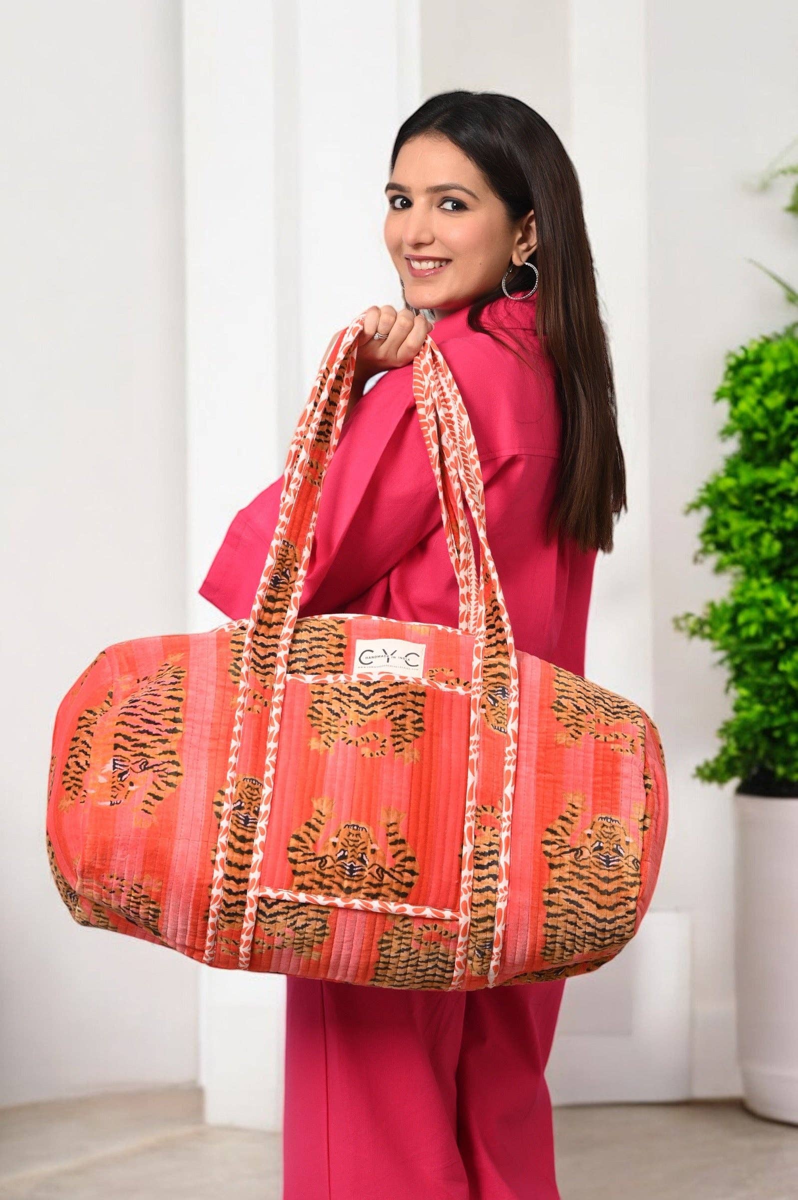 CYC - Wholesale Weekender Bag - Women's - The Tibetan Tiger Velvet Weekender1