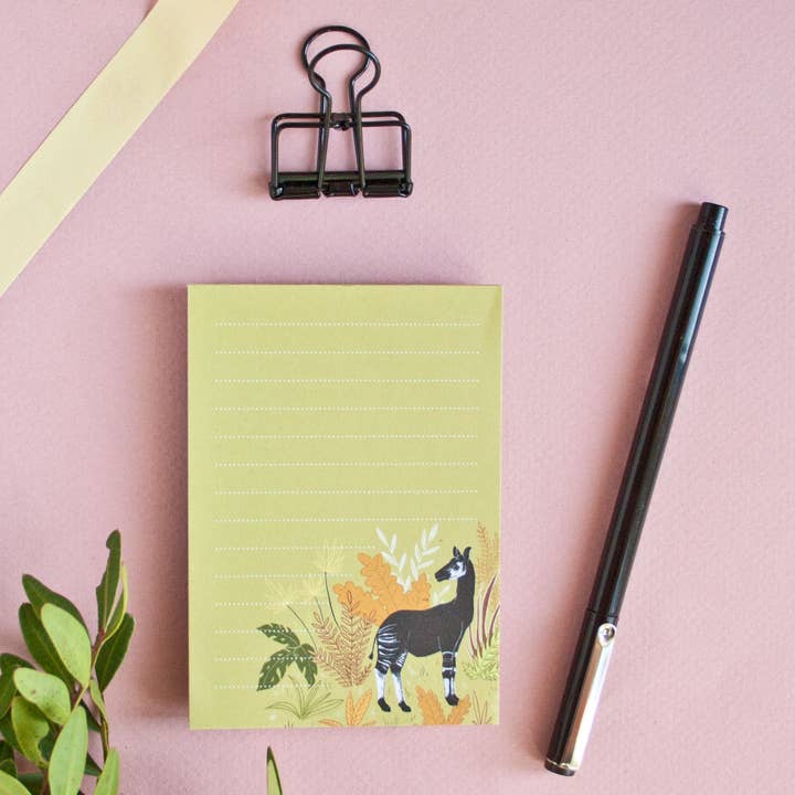 Bloc de notas A7 Okapi para venta al por mayor de Katja Rub