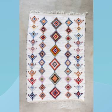 Tapis doux - Tapis bohème - tapis marocain - Tapis de salon (194) pour la vente par woolsouk ( We handle U.S. import procedures for you )