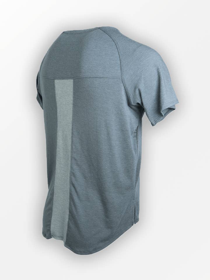 Eucalyptus Mesh Tee - Stone for wholesale by Bamtech