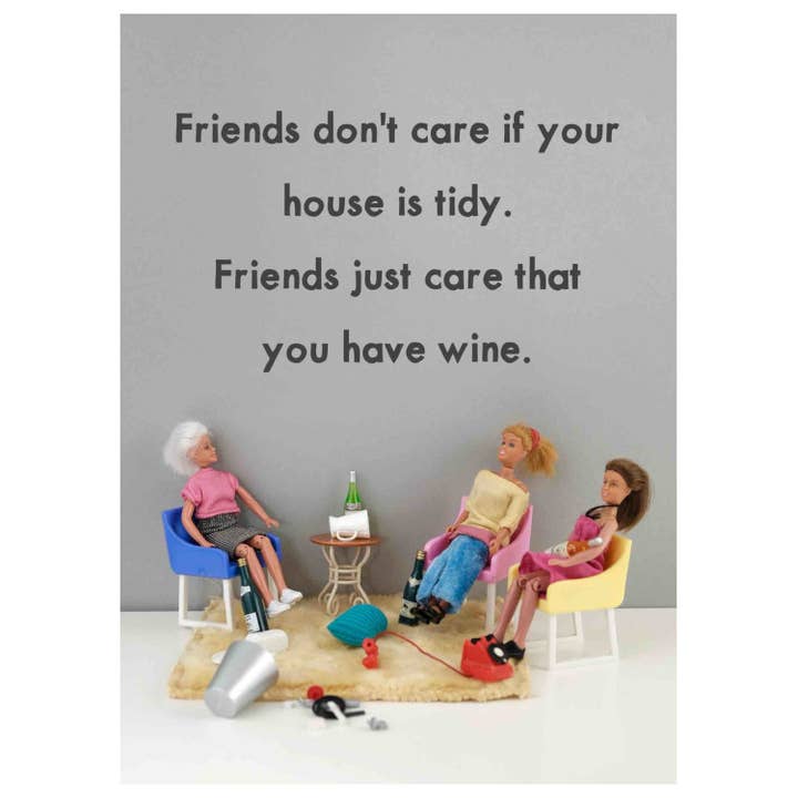 Best Seller Friendship | Tidy House | Cards for Her for wholesale by Bold & Bright