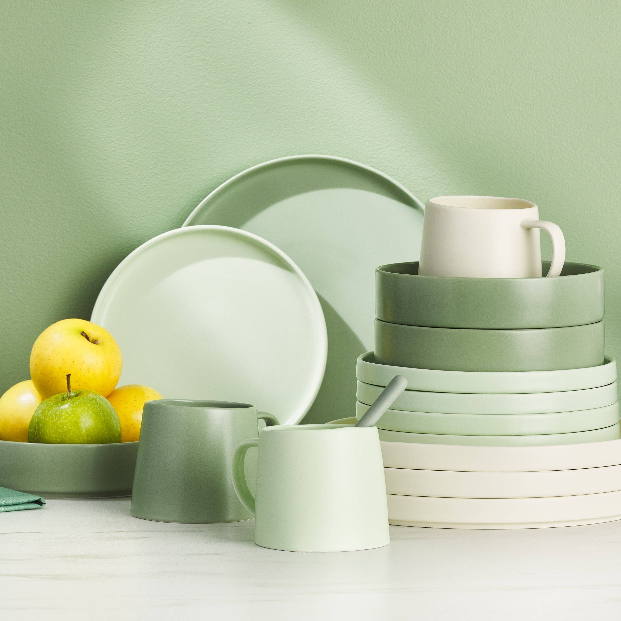 Stone  Lain - Wholesale Dinner Plate - Stella Porcelain Dinner Plate Set - Set of 67