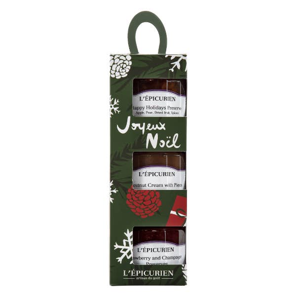 The French Farm - Wholesale Jam/Jelly - L'Epicurien Holiday Set - 3x4.4oz1