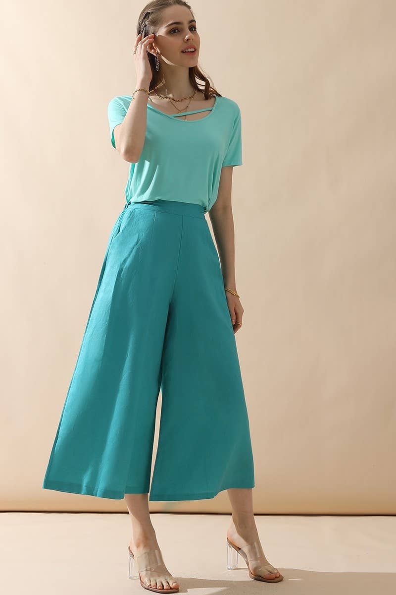 NINEXIS - Wholesale T-Shirt - Women's - CWTTS425-S_ROUND NECK SOFT MODAL SHORT SLEEVE T SHIRT TOP13